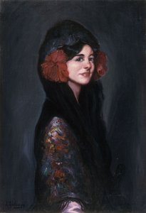 Porträt einer eleganten Dame