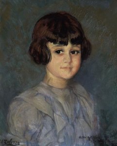 Porträt seiner Enkelin von Ignacio Zuloaga y Zabaleta