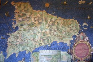 Karte von Sizilien von Ignazio Danti