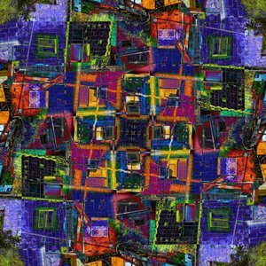 Lebendiges städtisches Mosaik von Igor Shrayer