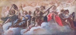 Konzert der Engel von Il (1639 1709) Baciccio
