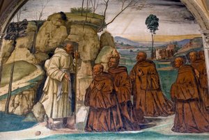 Leben des Heiligen Benedikt, Szene 9 von Il Sodoma