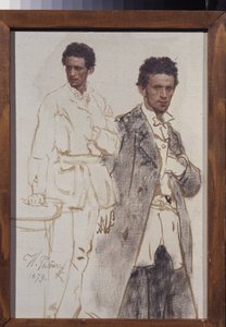Porträt von Nikolai Ventsel von Ilya Efimovich Repin