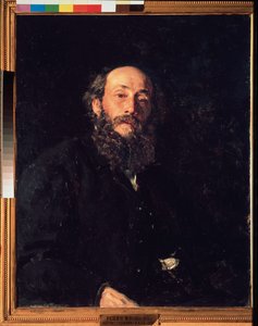 Porträt des Künstlers Nikolai Ge
