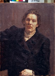 Porträt des Schriftstellers Maxim Gorki von Ilya Efimovich Repin