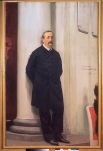 Porträt des Komponisten und Chemikers Alexandre Borodine (1833-1887) von Ilya Efimovich Repin