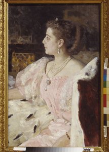 Porträt von Prinzessin Nitalia Golovina von Ilya Efimovich Repin