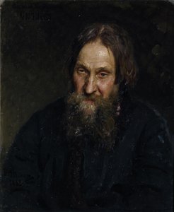Porträt von Vasily Kirillovich Syutayev 1819-1892, 1882 von Ilya Efimovich Repin