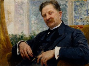 Porträt von Y.M. Vengerov