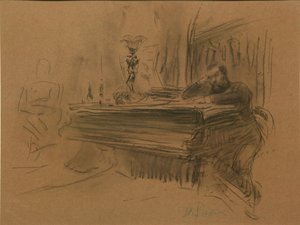 Porträt des Komponisten Aleksey Fedorovich Kal von Ilya Efimovich Repin