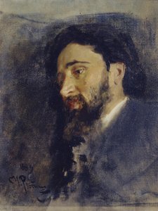 Porträt des Autors Wsewolod M. Garshin von Ilya Efimovich Repin