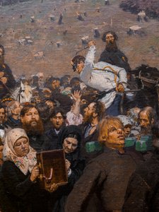 Religiöse Prozession in der Provinz Kursk (Detail)