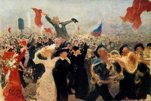 Die Demonstration vom 17. Oktober 1905