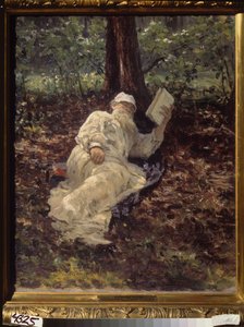 Tolstoi ruht im Wald