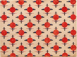Suprematistisches Muster. Stoffdesign, ca. 1921 von Ilya Grigorevich Chashnik