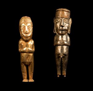 Nackte Figuren / Inka-Kunst von Incan Incan