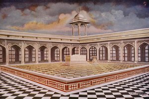 Agra: Das Grab von Akbar mit seinen Marmorgebäuden von Indian photographer