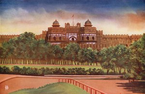 Delhi-Tor, Agra-Fort von Indian photographer