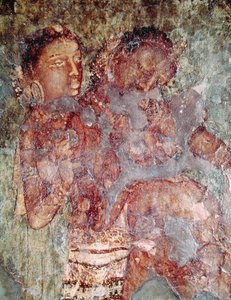Ein fürstliches Paar, aus dem Inneren der Höhle 1