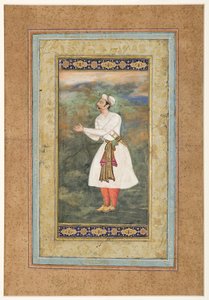 Höfischer in einer Haltung großen Respekts, ca. 1575 von Indian School
