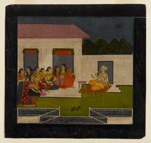 Andachtsrede, 1750-1775 von Indian School