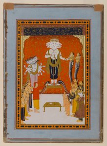 Andachten an Nagadevata, Rajasthan, ca. 1790 von Indian School