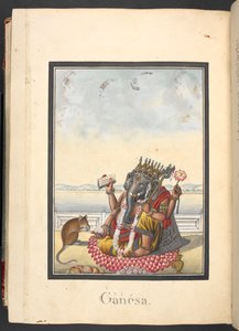 Ganesha, der Elefantengott, Sohn von Shiva und Parvati von Indian School