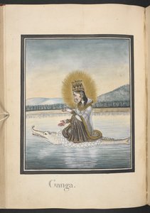 Ganga, der heilige Fluss Ganges von Indian School
