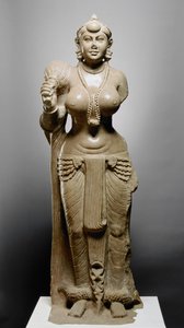Göttin mit Fliegenwedel, Didarganj Patna-Kultur, 300 v. Chr.