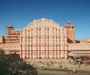 Hawa Mahal (Palast der Winde) erbaut 1799 von Indian School