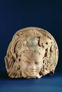 Kopf von Ardhanarisvara, Newal, Unnao