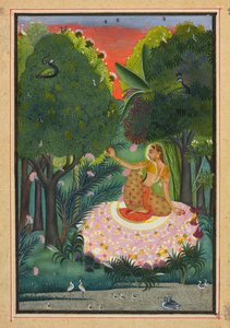 Kamod Ragini, Folio aus einem "Ragamala"
