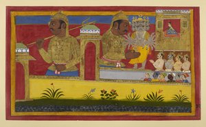 Mahodara plant, Sita zu täuschen; Kumbhakarna verabschiedet sich von Indian School