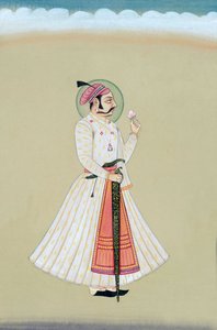 Miniaturmalerei von Maharana Amar Singh Udaipur
