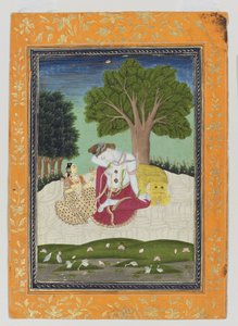Parvati bietet Shiva eine Tasse an, ca. 1800 von Indian School