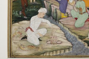 Picknick während einer Jagd, (Detail), ca. 1615