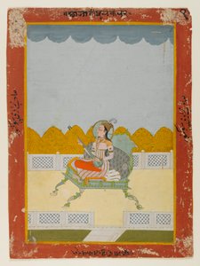 Porträt von Phul Kaur von Jaipur von Indian School