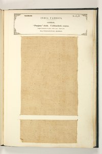 Punjum-Stoff, Vizagapatam, Madras, aus der Sammlung der Textilhersteller Indiens, von John Forbes Watson, veröffentlicht 1866 von Indian School