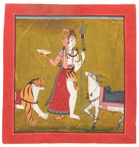 Shiva Ardhanarishvara, ca. 1715 von Indian School