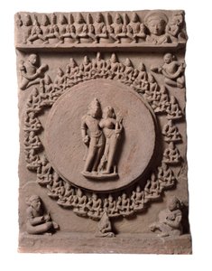 Shiva Parvati, aus Makarandanagar (Relief, 9.-10. Jahrhundert)