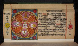 Siddhachakra aus dem Shripal Rajano Rasa Manuskript