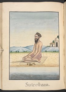Sutikshana, ein Einsiedler, besucht von Rama und Sita von Indian School