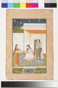 Vilaval Ragini von Hindol, ca. 1745 von Indian School