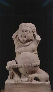 Yaksha, Ahichhatra (roter Sandstein)