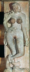 Yakshini, von einem buddhistischen Tor. Mathura, Uttar Pradesh, Kusana-Periode (30-241 n. Chr.)