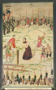 Ein Jesuitenmärtyrer in Tonkin, China, 1838