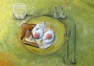 Sonnenseite Frühstück von Ingrid Douglas