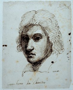 Zeichnung von Guercino von Inigo Jones