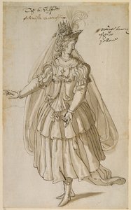 Königin Artemisia, ca. 1609 von Inigo Jones