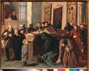 Der Abschied vom Toten von Iosif Petrovich Volkov